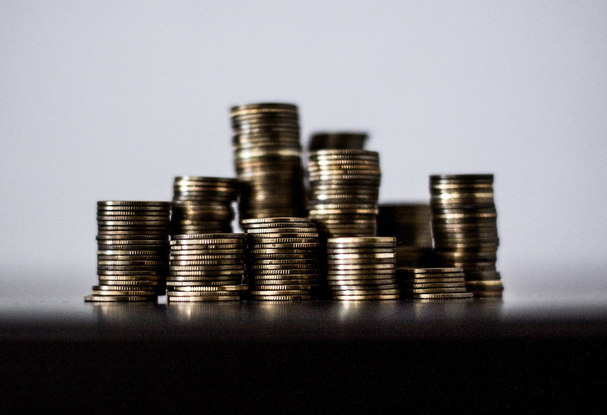 stack of coins