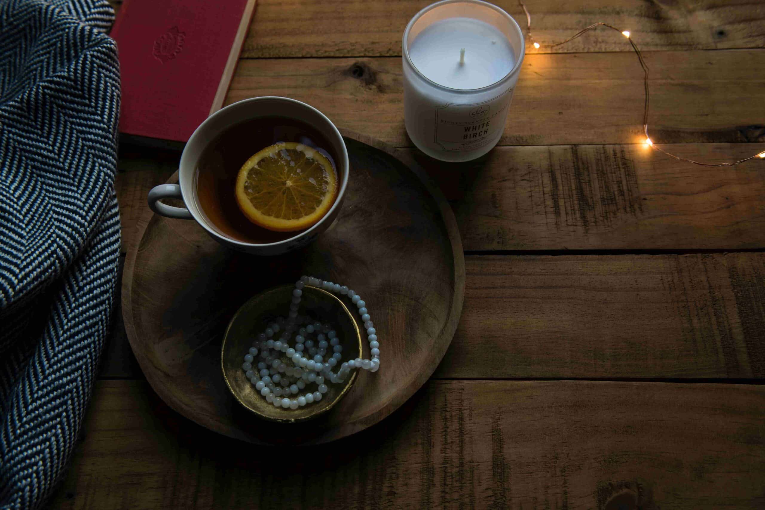hot lemon tea